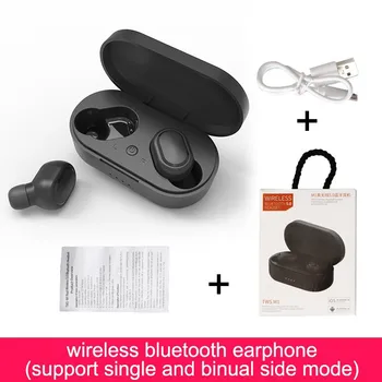 Bezdrôtová Bluetooth Slúchadlá 5.0 HIFI Slúchadlá Nepremokavé potlačenie Šumu Slúchadlá S Mikrofónom Handsfree Pre iPhone Android