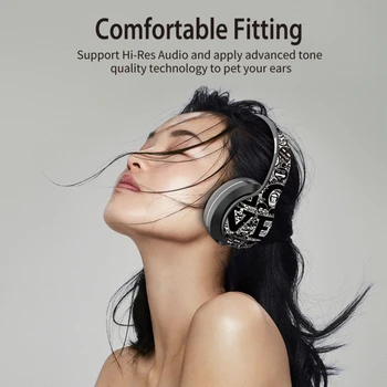 Bezdrôtové HIFI Stereo Slúchadlá Bluetooth Slúchadlá Music Headset FM A Podpora SD Karty S Mikrofónom Pre Mobilné Xiao Iphone Tablet