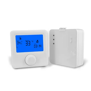 Bezdrôtové Izba Tthermostat Plynový Kotol Termostat podlahového kúrenia termostatom Digital Wall-visel batérie programovateľné biela