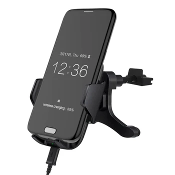 Bezdrôtové Nabíjanie Auto Držiaka Telefónu, pre iPhone Samsung Huawei Qi Auto Bezdrôtovú Nabíjačku Air Vent Mount Mobilný Telefón Držiak na Stojan