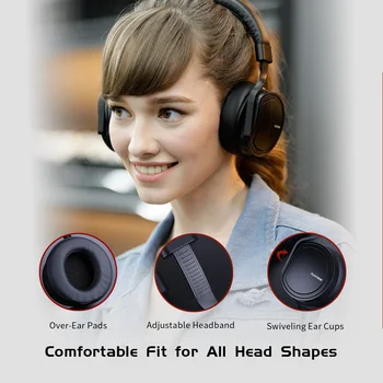 Bezdrôtové Slúchadlá 30 Hodín Hracieho času Bluetooth slúchadlá Over-Ear Hlboké Basy Headset S HD Mikrofón Pre Iphone Samsung Xiao