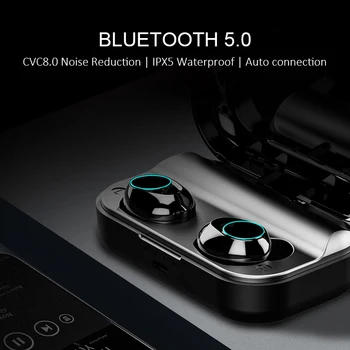 Bezdrôtový Bluetooth 5.0 Slúchadlá Slúchadlá TWS Stereo Slúchadlá S 3000 mAh Veľké Nabíjanie Prípade a Dotykové Ovládanie Headset