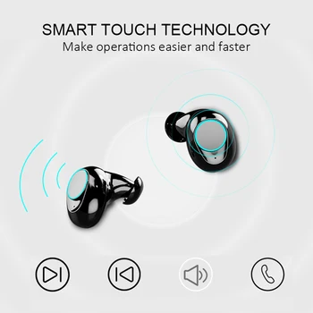 Bezdrôtový Bluetooth 5.0 Slúchadlá Slúchadlá TWS Stereo Slúchadlá S 3000 mAh Veľké Nabíjanie Prípade a Dotykové Ovládanie Headset