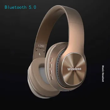 Bezdrôtový Headset Bluetooth 4.1 Stereo OverEar Skladacie Slúchadlá Vstavaný Mikrofón HIFI Stereo Slúchadlá Pre Hry Hráč