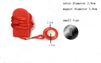 Bežecký pás bezpečnostný zámok key magnet bezpečnostný spínač, tlačidlo štart zámok spustenie príslušenstvo 1pc