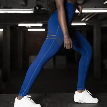 Beží Rýchlo vyschnúť Legíny Jóga Nohavice Ženy Vysoký Pás Pevne Leggins Gym Fitness Tréning Push Up Black Sexy Leginy Športové oblečenie