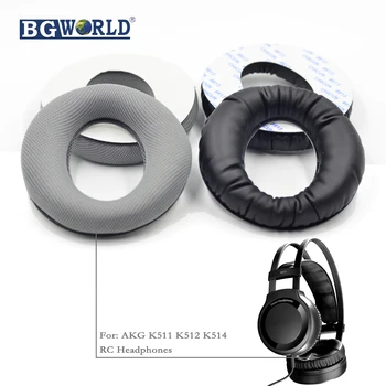 BGWORLD Nahradenie EarPad Vankúš earmuff pohár pokrytie ušné vankúšiky Pre AKG K511 K512 K514 RC headset