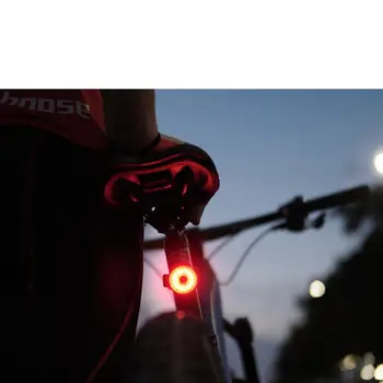 Bicykel zadné Svetlo Auto-sensing Výstražné Svetlo Nabíjania cez Usb, Smart Brzdové Svetlo