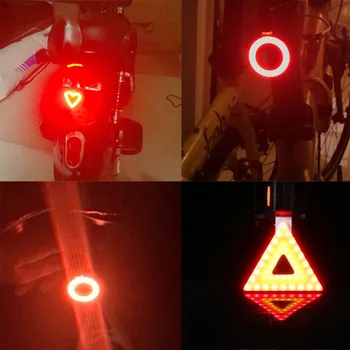 Bicykel zadné svetlo Multi Svetelné Režimy USB Nabíjanie Led Svetlo na Bicykel Nepremokavé Flash Chvost Zadné Svetlá na ceste Mtb Bike Sedlovka