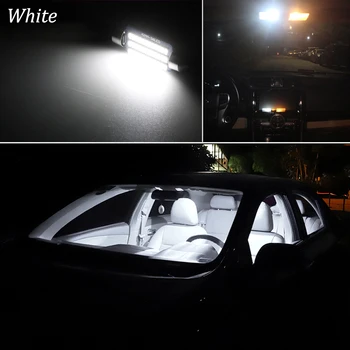 Biela bez Chýb Canbus LED Na Nissan XTrail X-Trail T30 T31 T32 2001-2019 LED osvetlenie Interiéru+špz Svetla Kit
