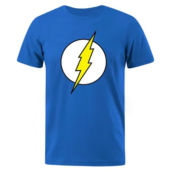 BIG BANG Theory T-SHIRT lightning Tlač Mužov, T Košele Hot Predaj Bežné Tee Tričko Bavlnené Oblečenie Plus Veľkosť 3XL
