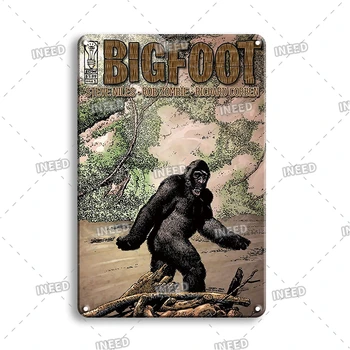 Bigfoot Plagát Kovové Prihlásiť Vintage Statku Domáce Dekorácie Príslušenstvo Tin Znamenie, Dcéra A Syn Izba Dekor Dosky Staré Štýly