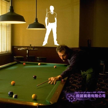 Biliard Nálepky Snooker Odtlačkový Plagáty Vinyl Stenu Výzdoba Miestnosti Dekorácie Nástenná Maľba Biliard Stenu Odtlačkový