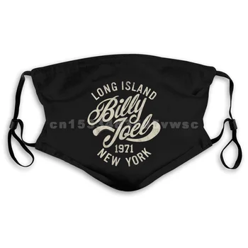 Billy Joel Long Island Licencovaný Dospelých Masky Pohode Bežné pride Maska mužov Unisex Nové Módne Maska Maskss ajax;