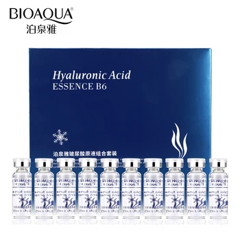 BIOAQUA 10pcs/veľa Hydratačné Vitamíny, Kyselina Hyaluronová Sérum Pokožku Tváre Starostlivosť Proti Vráskam Proti Starnutiu Kolagénu Podstate Kvapaliny