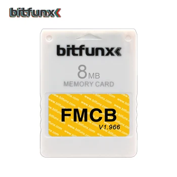 Bitfunx Hra Karty 8mb Pamäťová Karta Novú Verziu FMCB 1.966 pre SONY PS2 Playstation2 Farebné