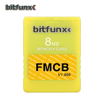 Bitfunx Hra Karty 8mb Pamäťová Karta Novú Verziu FMCB 1.966 pre SONY PS2 Playstation2 Farebné
