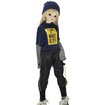 BJD doll oblečenie a farby mikiny + nohavice + klobúk pre 1/4 MSD 1/3 BJD bábika vyhovuje bábika príslušenstvo len oblečenie