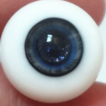 BJD sklenené oči tmavo modré 12 mm 14 mm 16 mm - lati yosd msd