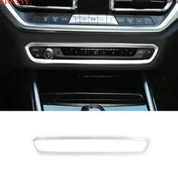 BJMYCYY pre BMW Radu 3 G20 G28 325li 2020 ABS dekoratívne rám vozidla s centrálnym ovládaním hlasitosti na panel