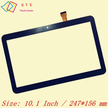 Black 10.1 Palcový pre Irbis TZ150 TZ 150 3G tablet pc kapacitný dotykový displej sklo digitalizátorom. panel doprava Zadarmo