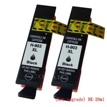 Black 903 XL kompatibilné atramentové kazety pre HP 6950 6960 6961 6963 6964 6965 6966 6968 6970 6971 6974 6975 6978 Inkjetprinter Tlačiareň