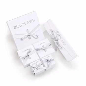 BLACK AWN 2019 Nový Romantický 925 Sterling Silver Jemné Šperky Baguet Riadok Zapojenie Black Spinelovou Zásnubné Prstene pre Ženy G019