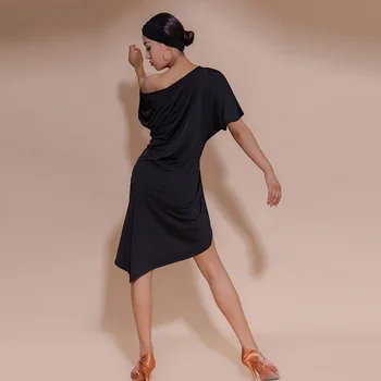 Black latinské Tanečné Šaty Pre Ženy, tanečná Sála Praxi Nosenie Salsa Sumba Tanečné Oblečenie Ťuknite na položku Tanec Nosenie Tango Tanečné Oblečenie JL1719