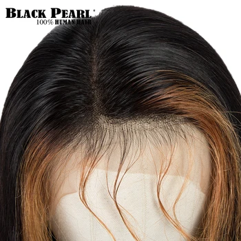 BlackPearl 13X4 Rovno Čipky Dopredu Ľudské Vlasy, Parochne 30 palec Pre Trhal S Baby Vlasy Zdôrazňuje Brazílsky Remy Predné Čipky Parochne