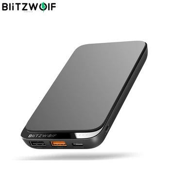 BlitzWolf BWP10 10000mAh QC3.0 PD18W Power Bank 10W Bezdrôtovú Nabíjačku so 4 Výstupy pre iPhone XS Prepínač pre XIAO S10 S10+