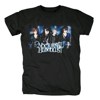 Bloodhoof Nočné bloodlust Metalcore Deathcore čierne bavlnené tričko Ázijské Veľkosť