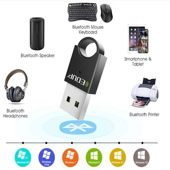 Bluetooth 4.0 prenos 2,4 GHz, USB Wireless Music Adaptér bezbariérový prepravnej vzdialenosti 20m pre PC, Linux Desktop Notebooky