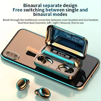 Bluetooth 5.0 Slúchadlá 9D Stereo Mini Bezdrôtové Slúchadlá Bezdrôtové Hlava-telefóny TWS Športové Vodotesné Slúchadlá Pre IPhone Android