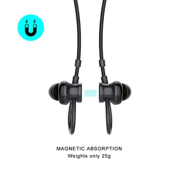 Bluetooth 5.0 Slúchadlá Bezdrôtové Slúchadlá Športové Slúchadlá Magnetické in-Ear Slúchadlá w/Mic 10 Hodín Prehrávania Neckband Stereo Headset