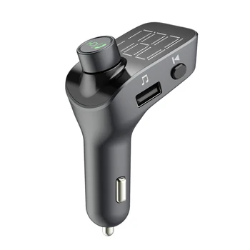 Bluetooth Auta, FM Vysielačom, Bezdrôtová Handsfree Súprava do Auta LCD, USB, Aux FM Modulátor Auto MP3 Prehrávač s dvomi USB Nabíjačku adaptér
