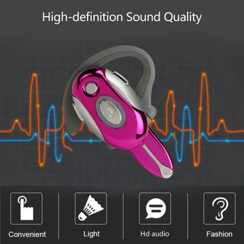 Bluetooth Headset Bezdrôtové Bluetooth Stereo Slúchadlo Ľahké Slúchadlá pre Samsung, LG Google, Motorola, iPhone, iPad Tablety