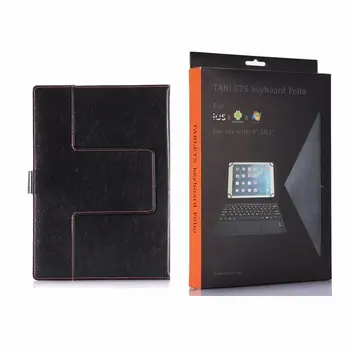 Bluetooth Klávesnica Touchpad PU Tablet puzdro Univerzálne 9