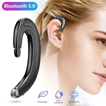 Bluetooth slúchadlo Kostné Vedenie Ucho Bluetooth 5.0 HiFi Stereo Bezdrôtové Slúchadlo Headset bluetooth slúchadlo headset 2020