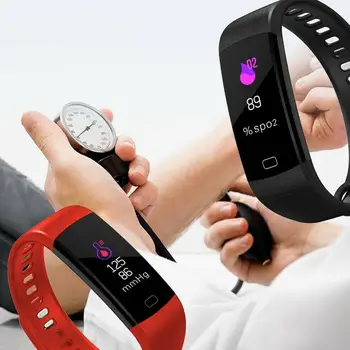 Bluetooth Smart Náramok Farebný Displej Y5 Smartband Tepovej Frekvencie Meranie Krvného Tlaku Fitness Tracker Smart Hodinky Mužov