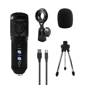 BM858 Mikrofón Profesionálne Kondenzátora USB Mikrofón Pre PC Podcast Herné Tiktok YouTube Karaoke DJ Live Nahrávanie