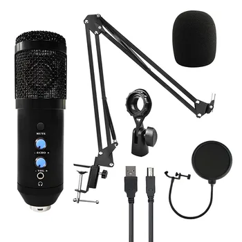 BM858 Mikrofón Profesionálne Kondenzátora USB Mikrofón Pre PC Podcast Herné Tiktok YouTube Karaoke DJ Live Nahrávanie