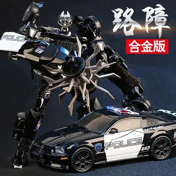 BMB Black Mamba Transformácie hračky LS02 Polícia Záchranárske roboty auto konverzie model môže sa nastaviť Robot Hračky pre chlapcov Darček