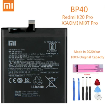 BN3A BN4A BP40 BP41 Pôvodný Xiao Redmi K20 Pro / Mi9T Pro Náhradné Batérie Pre Xiomi Hongmi Ísť K20 Mi9T Poznámka 7 batérií