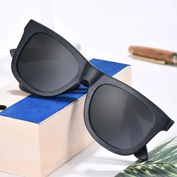 BOBO VTÁČÍ Muž Drevené Okuliare, Anti-Reflective UV400 okulary przeciwsłoneczne Vintage Mužov Polarizované Prispôsobiť Dropshipping