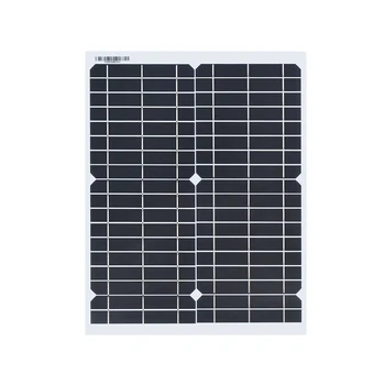 Boguang flexibilný solárny panel 20w panely solárne bunky bunky modul DC pre auto, jachta, svetlo RV 12v batérie, loď 5v vonkajšie nabíjačky