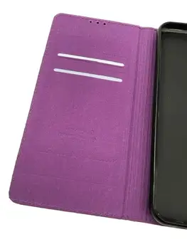 BOHATÉ ŠÉF prípade s magnetom pre Samsung Galaxy A31 fialová