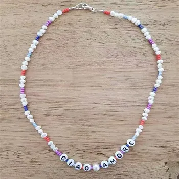 Boho Puka Prírodné cowrie Shell náhrdelník ženy vyhlásenie pearl barokový bijoux choker náhrdelník Collier de coquillages šperky 2019