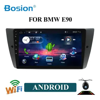 Bosion 1 Din Auto Rádio Android 10 Pre BMW/320/328/3 Série E90/E91/E92/E93 Auto Multimediálne Video DVD Prehrávač, GPS Navigáciu BT