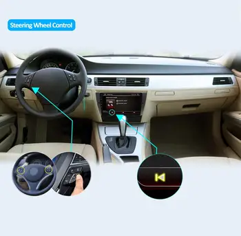 Bosion 1 Din Auto Rádio Android 10 Pre BMW/320/328/3 Série E90/E91/E92/E93 Auto Multimediálne Video DVD Prehrávač, GPS Navigáciu BT