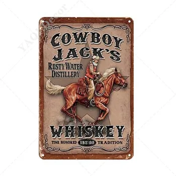 Bourbon Whisky Vintage Kovové Prihlásiť Tin Prihlásiť Doska, Kov Vintage Retro Steny Výzdoba pre Bar, Pub Club Muž Jaskyňa Kovové Značky Plagát